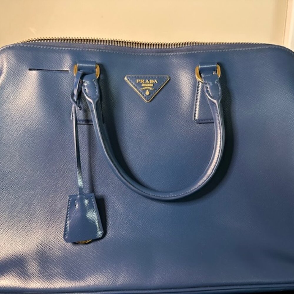 PRADA Blue Dome Purse
